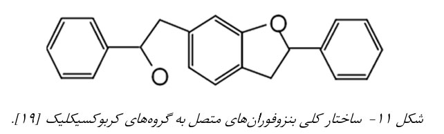 شکل 11 بنزو فوران ها