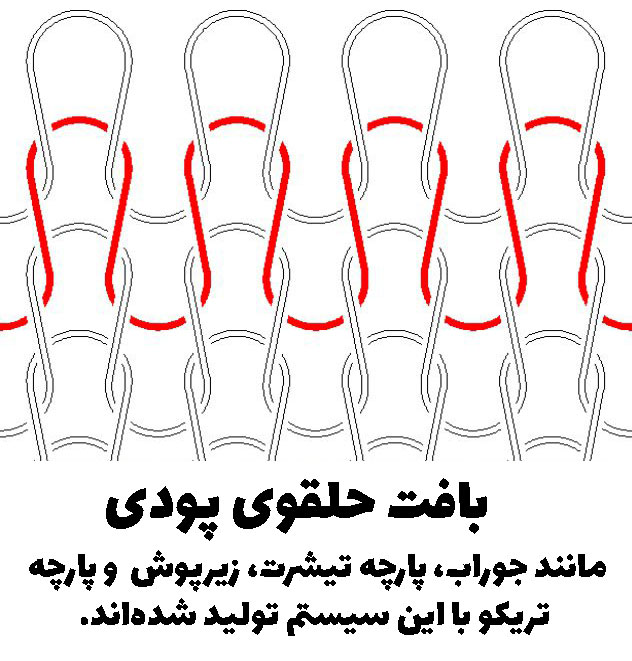 بافت حلقوی پودی