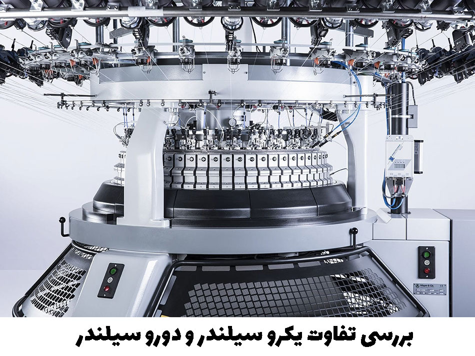 یکرو دورو سیلندر پارچه گردباف