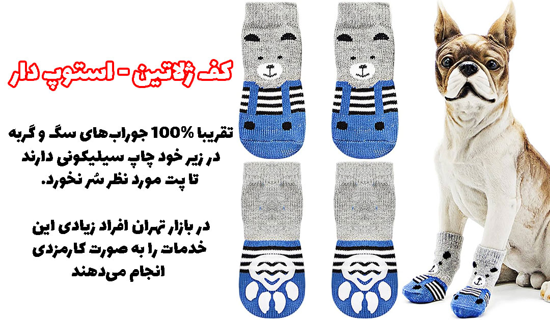 جوراب سگ و گربه 