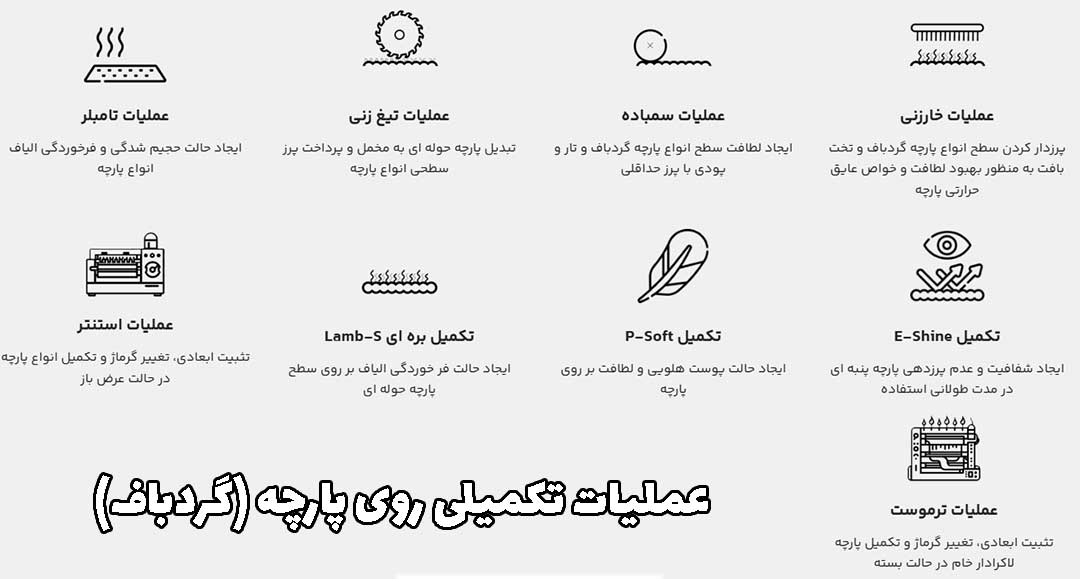 تکمیل پارچه گردباف